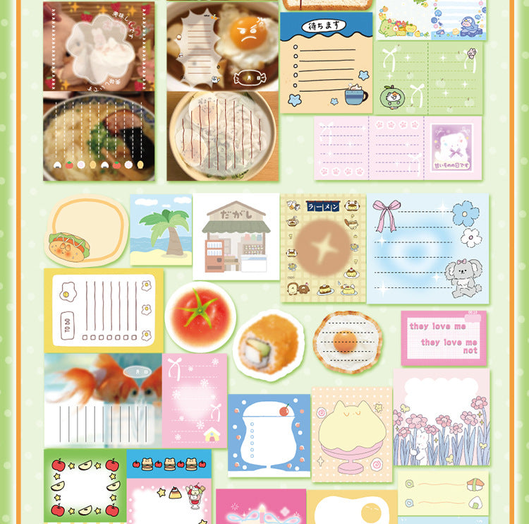 800 pcs Retro Memo Paper Set