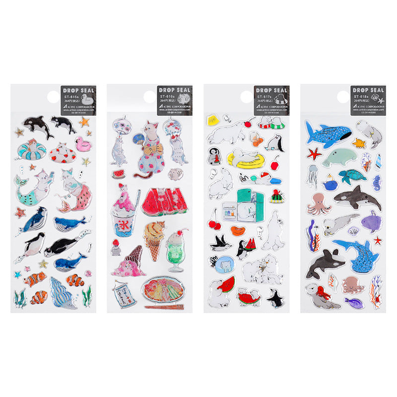 Japanese Style 3D Sticker Sheet Vol.2