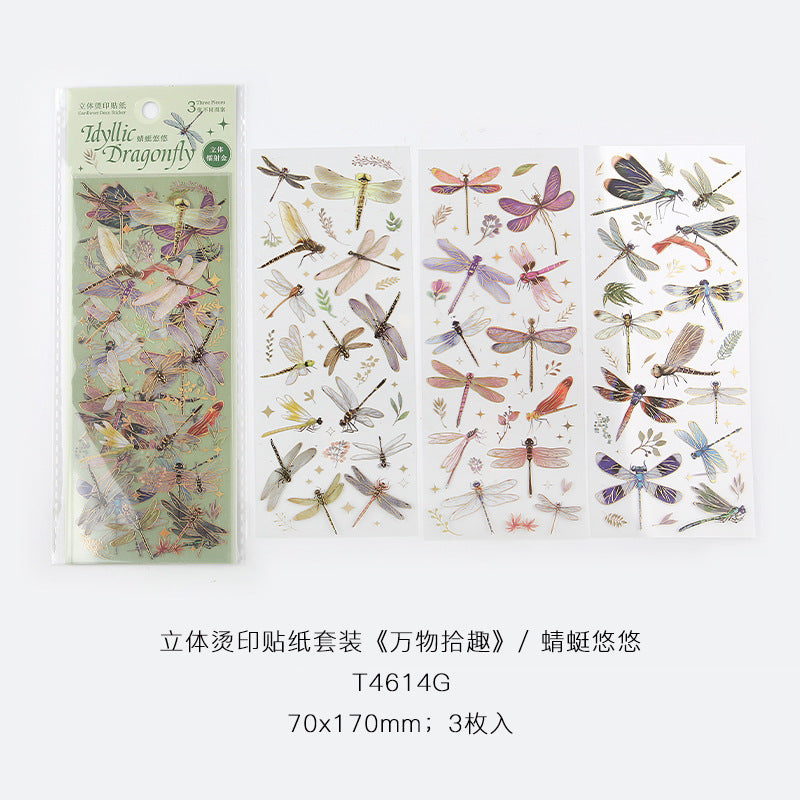 Aesthetice Creature Gold Foil Sticker Sheet