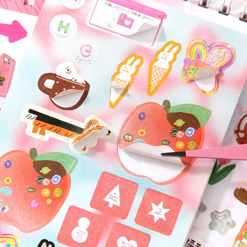 Magical Moments Retro Sticker Book