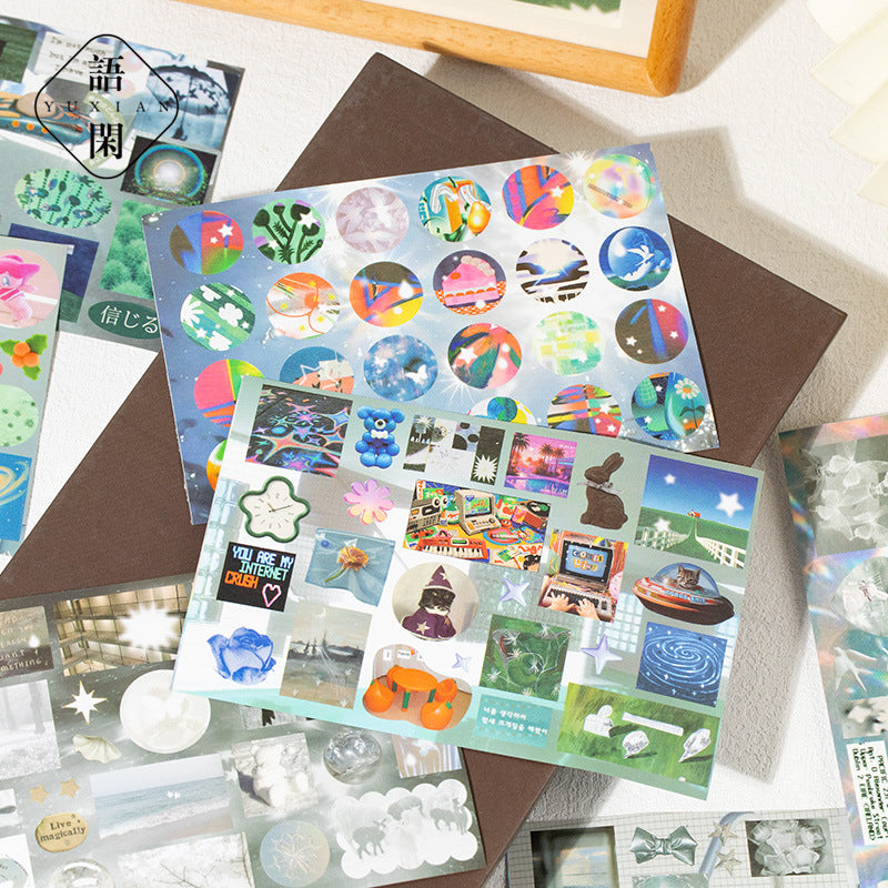 Evening Drowse 72 pages Functional Sticker Book