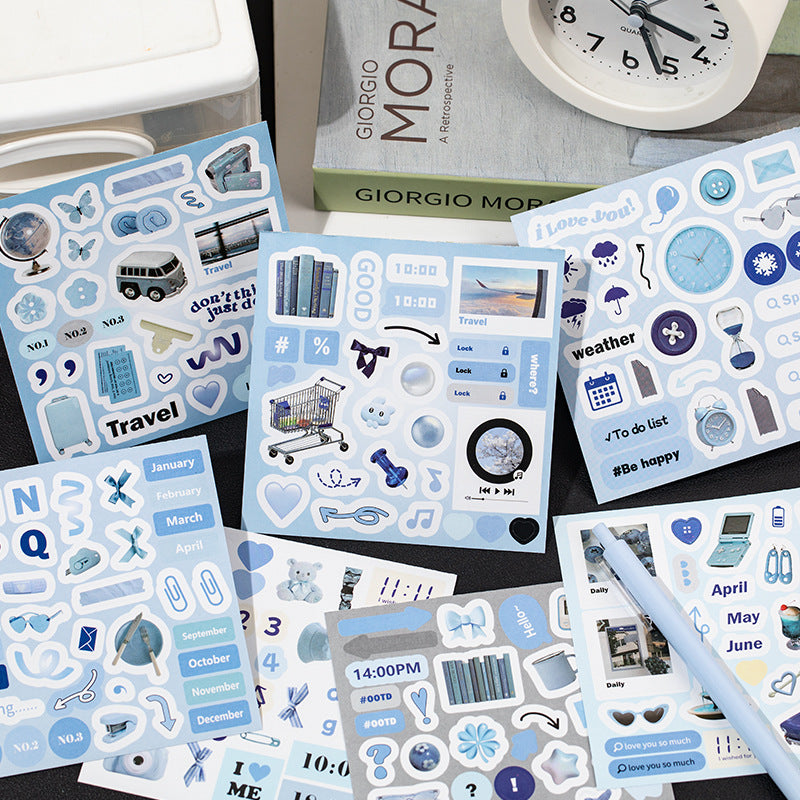 Insta Aesthetic Style Square Sticker Book