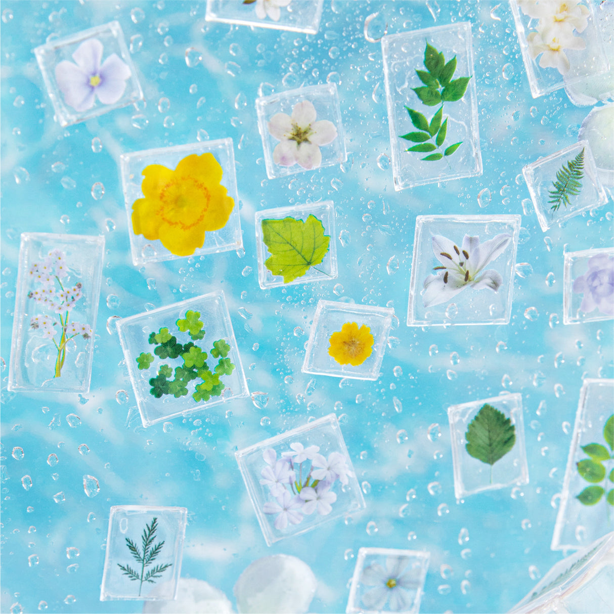 Dry Flower 3D Sticker Sheet