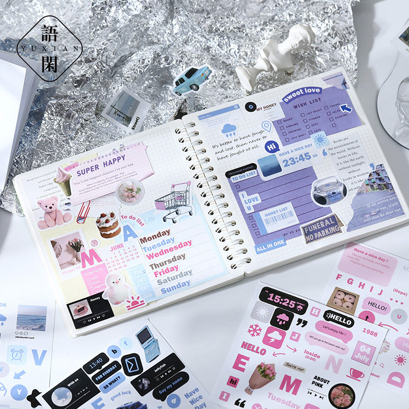600pcs INS Style Deco Sticker Book