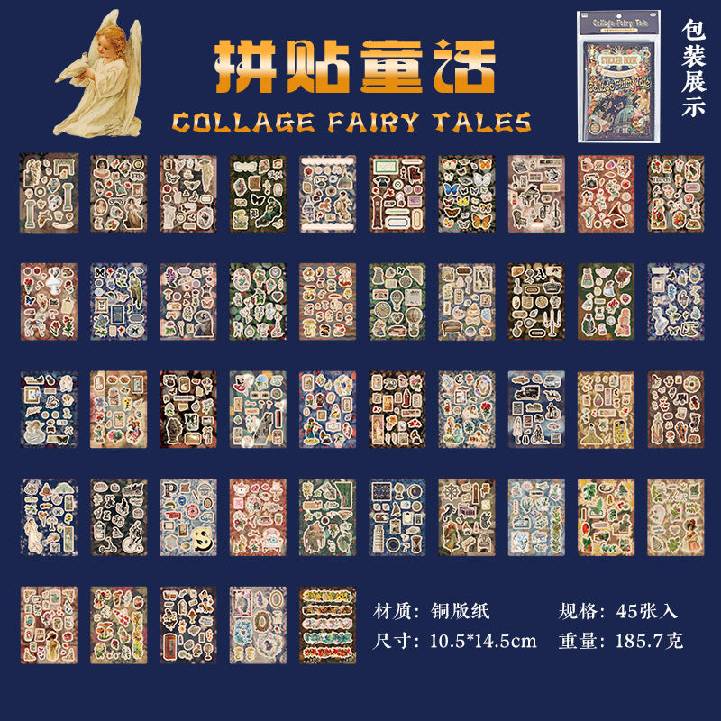 Classical Museum Vintage Sticker Book