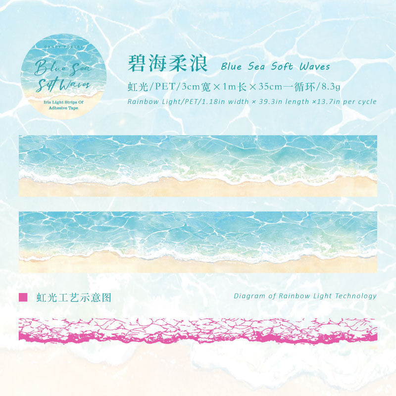 Glowing Sea Sticker Tape
