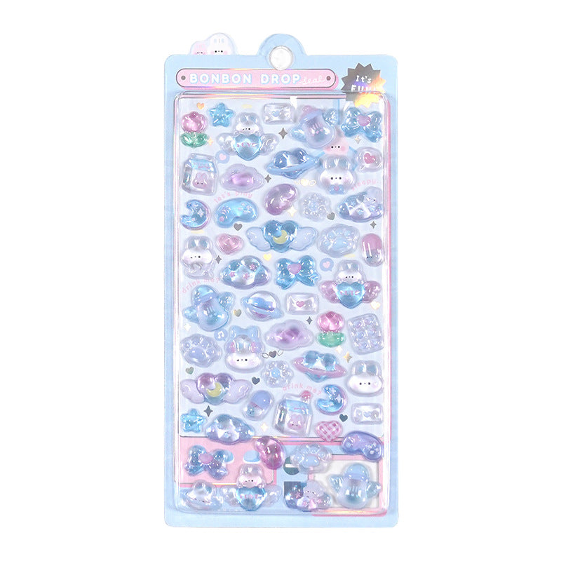 Cute Animal 3D Sticker Sheet Vol.2