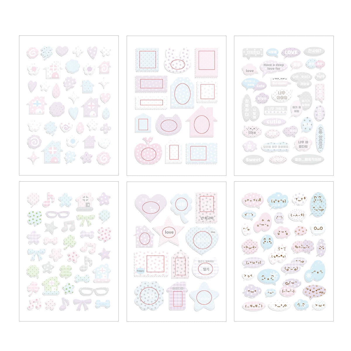 Fluffy Bubble Felt Sticker