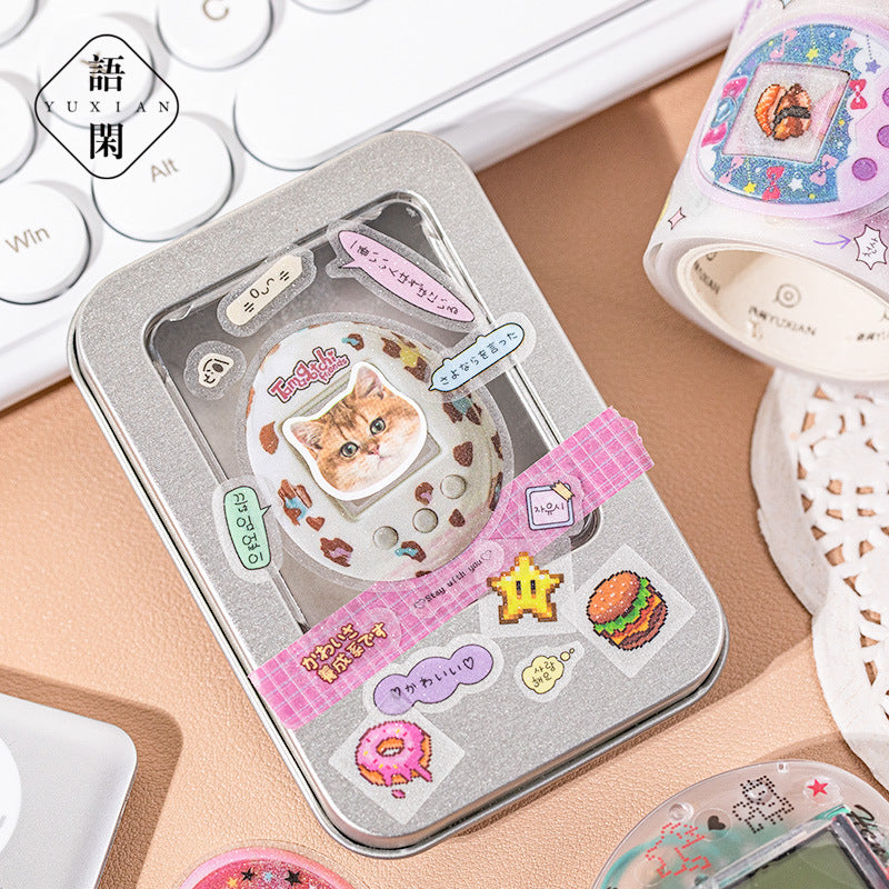 Time Machine Glitter Sticker Tape