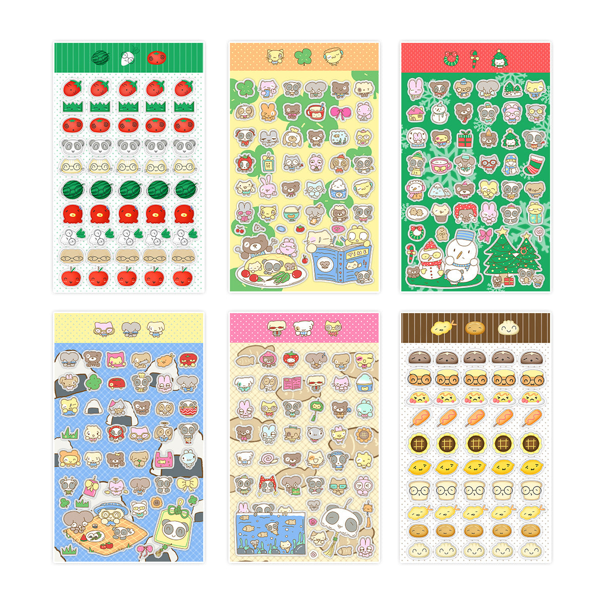 Christmas Series 3D Sticker Sheet