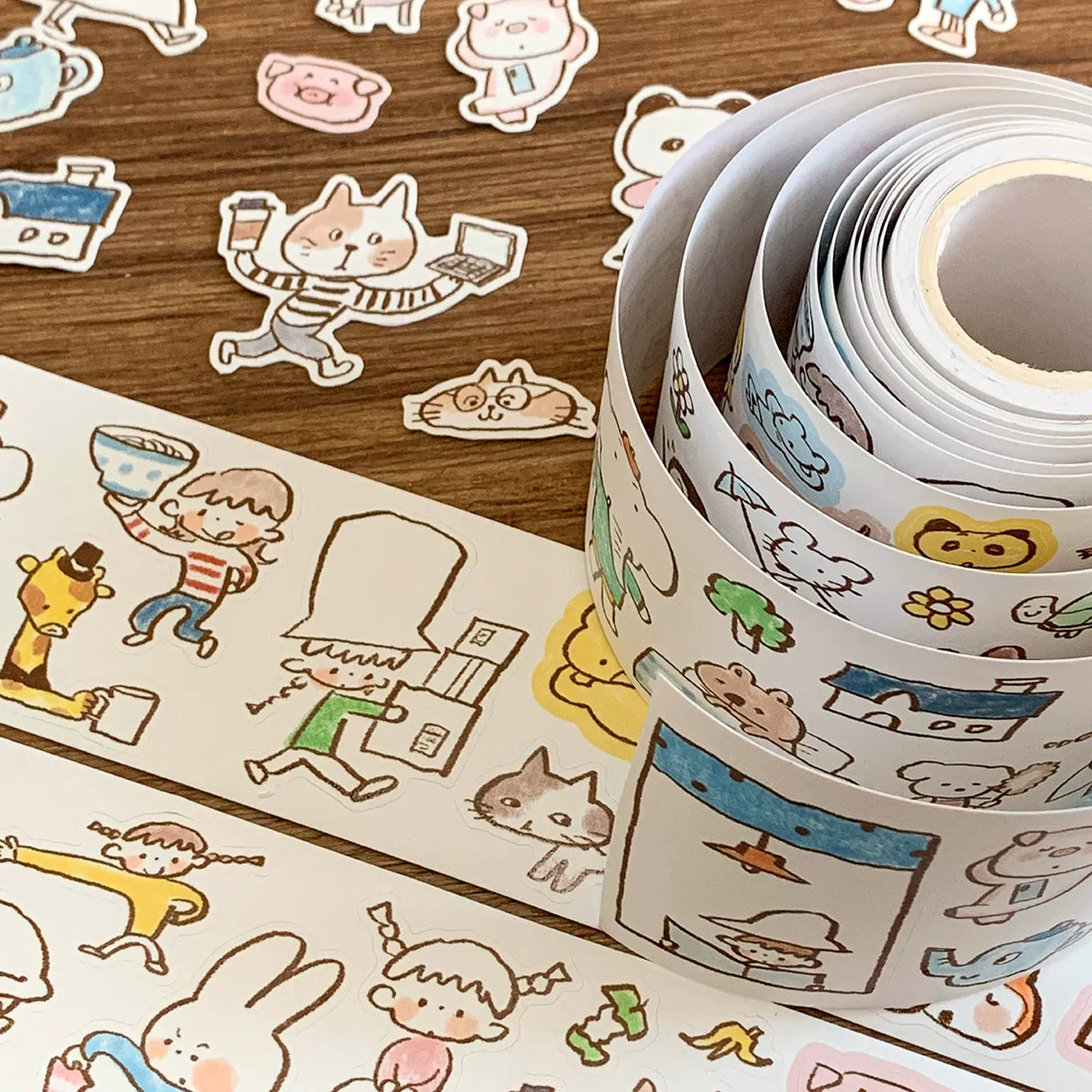 Molinta Cute Little Sketches Sticker Tape
