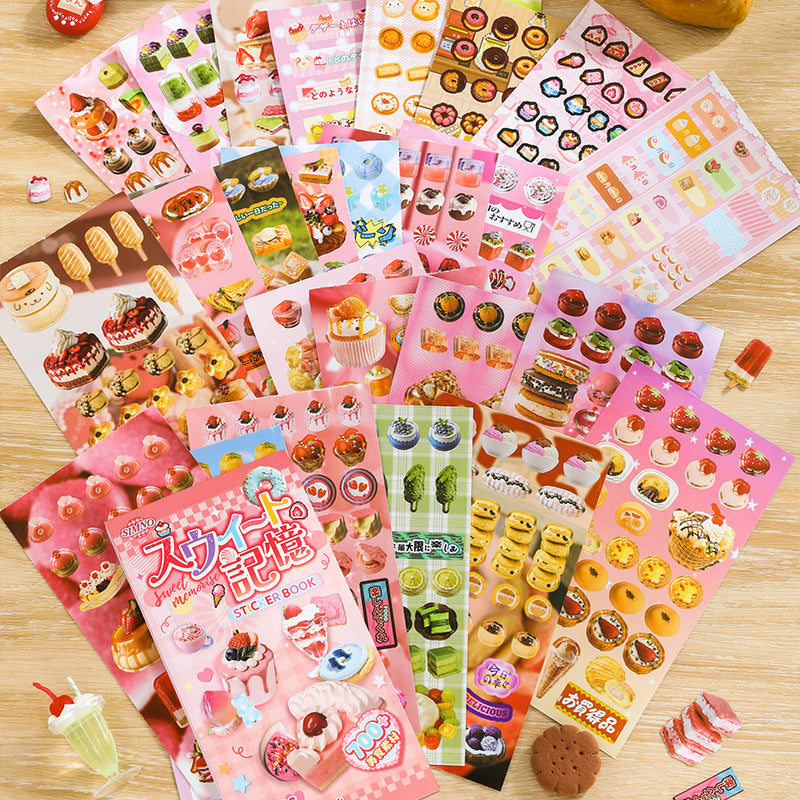 Delicious Collection Retro Sticker Book