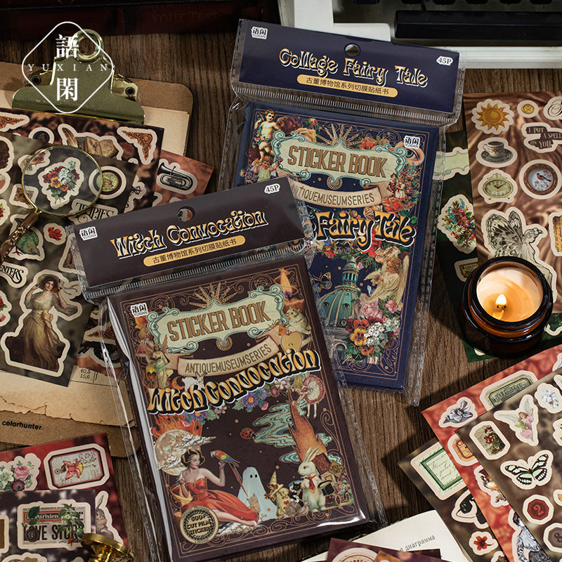 Classical Museum Vintage Sticker Book