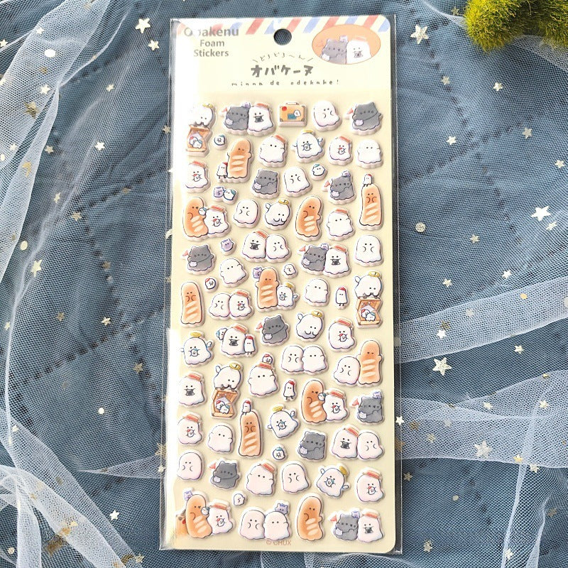 Little Ghost Puffy Sticker Sheet