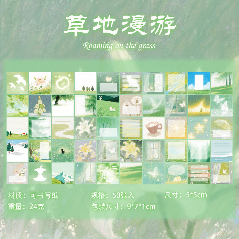 Artistic Expression Notepad Stickers