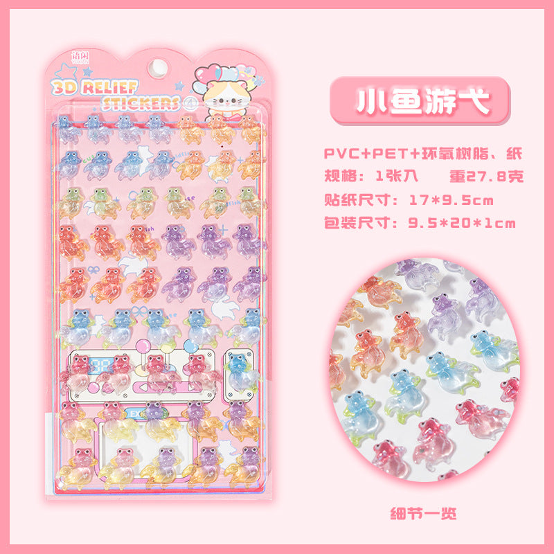 Sweet Party 3D Sticker Sheet Vol.2