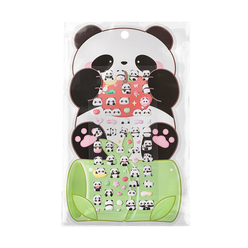 Cute Animal Mini Puffy Sticker Sheet