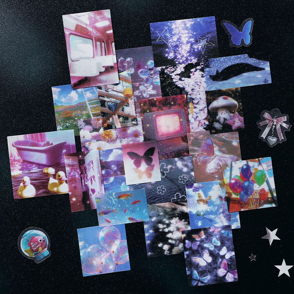 Old Dream Glitter Sticker Sheet