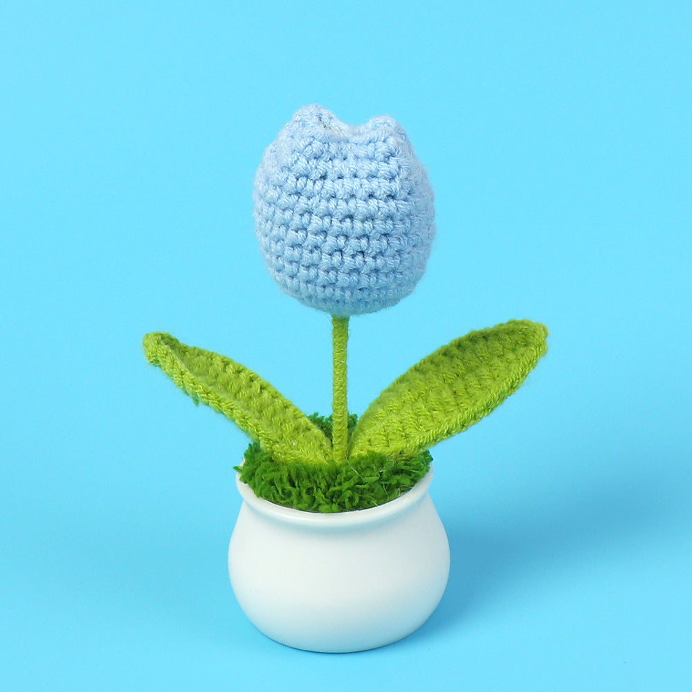 Rejoyce Handmade Crochet Potted Tulip