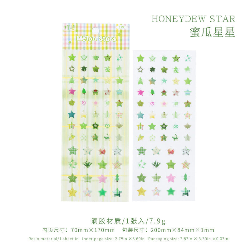 Spring Star 3D Sticker