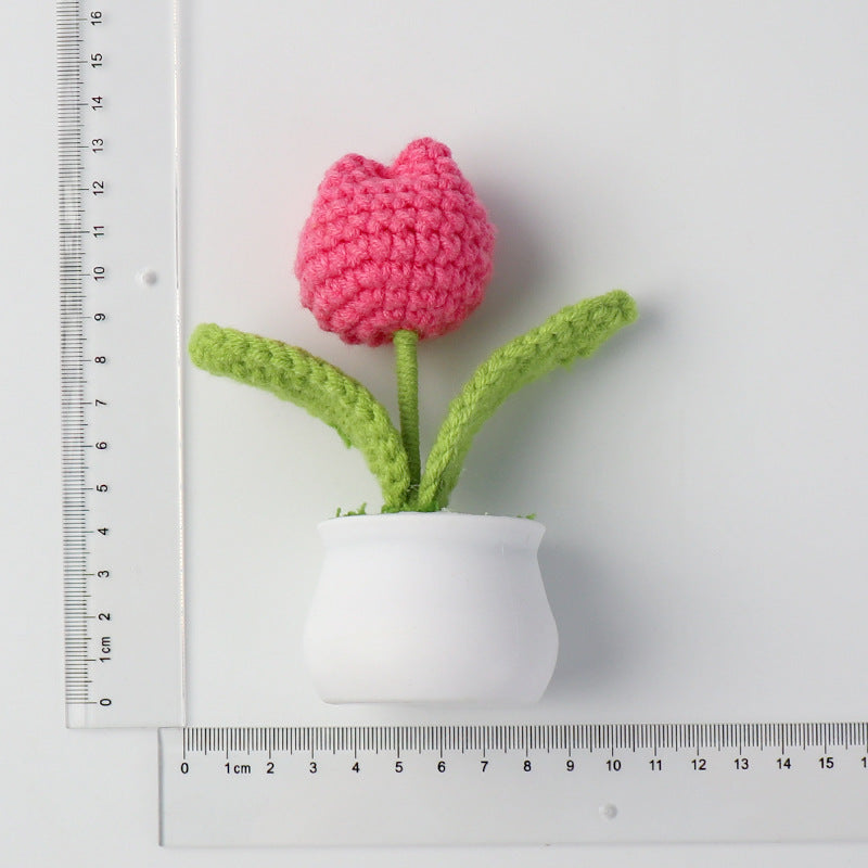Rejoyce Handmade Crochet Potted Tulip