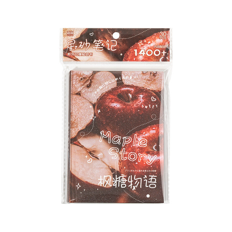 Foodies' Notes Retro Sticker Book