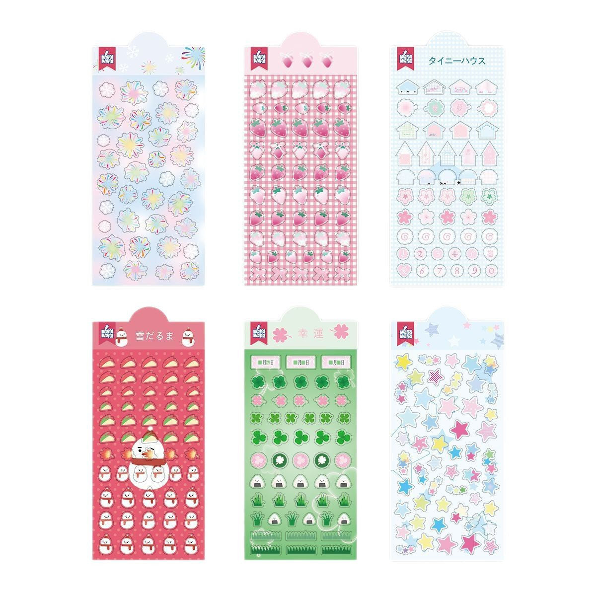Cute Deco 3D Sticker Sheet Vol.2