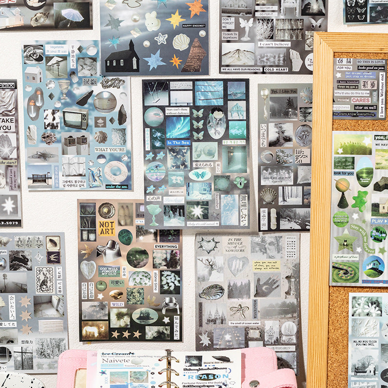 Dream Core Retro Sticker Book