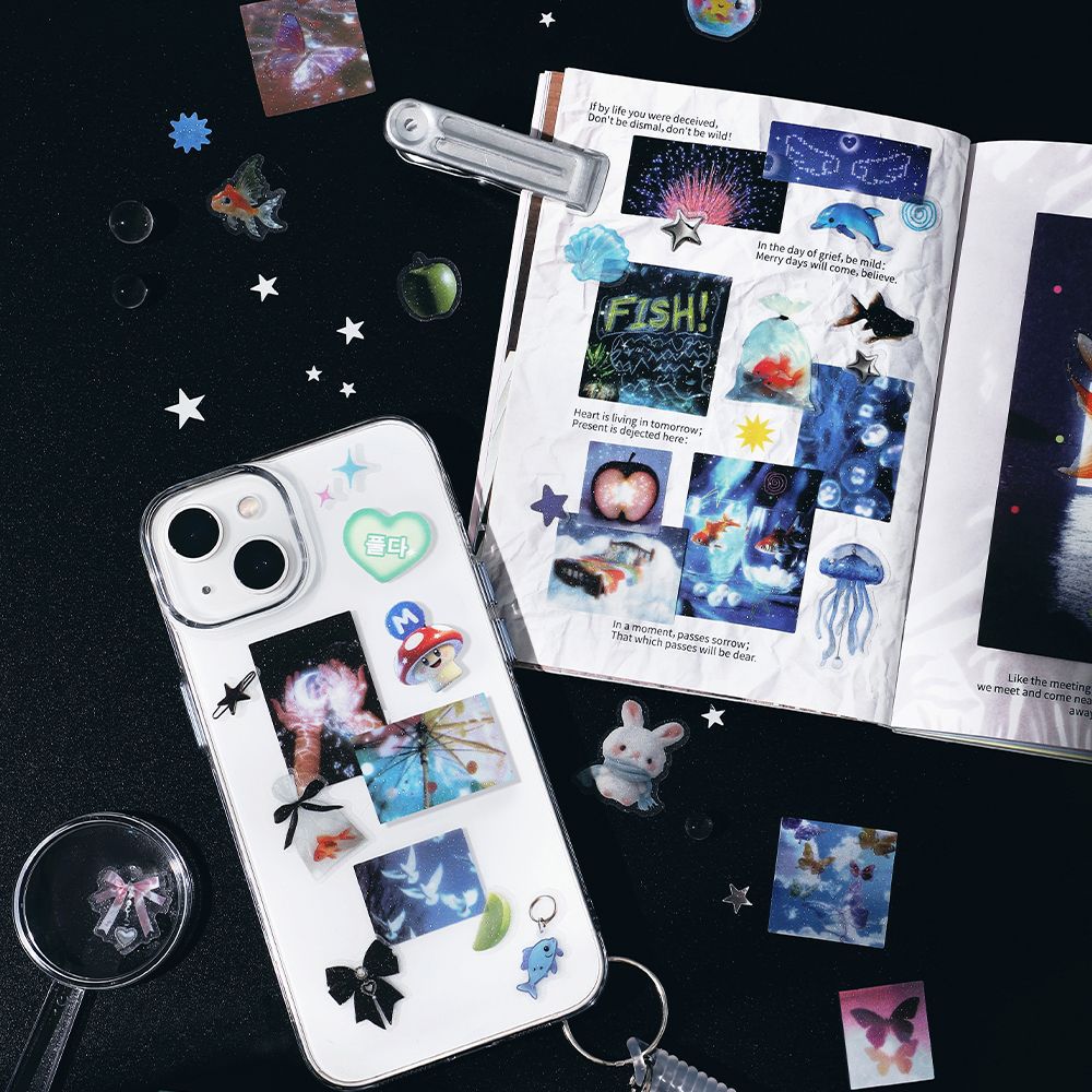 Old Dream Glitter Sticker Sheet