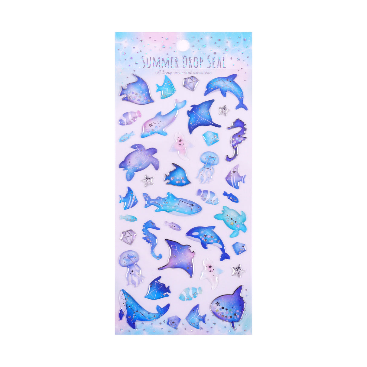 Ocean Series 3D Sticker Sheet