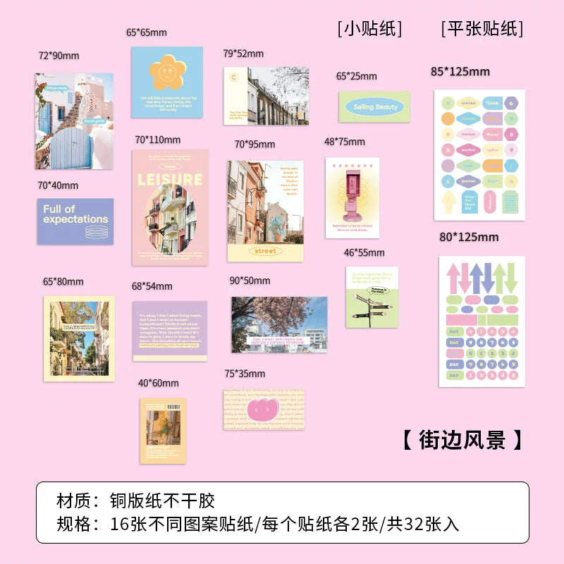 Magzine Aesthetic Sticker Bag