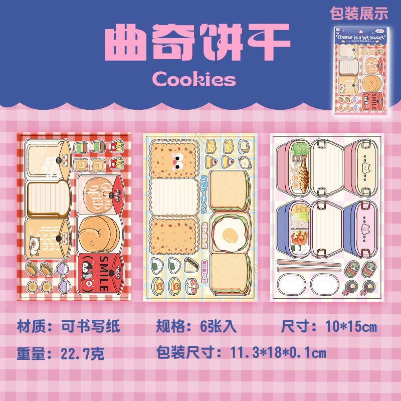 Sweet Cheese Creative Paper Craft Sticker Pack