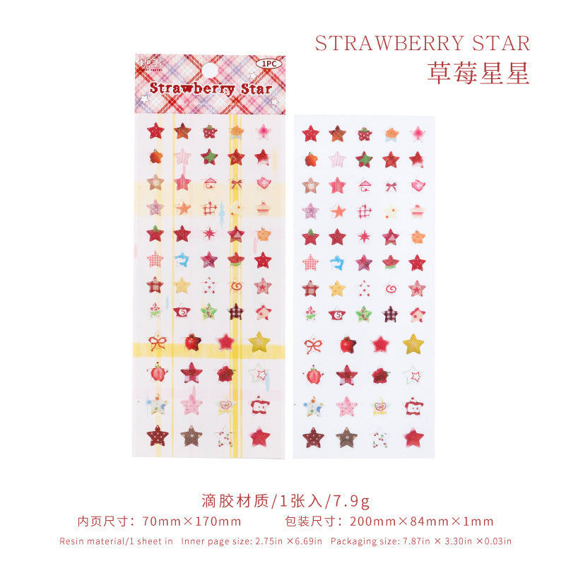 Spring Star 3D Sticker