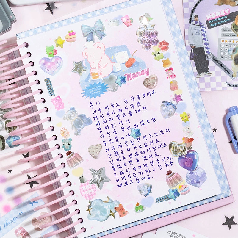 2500pcs Fragments of Time Coil Sticker Book