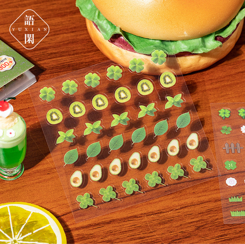 900pcs Retro Mini Deco Sticker Book