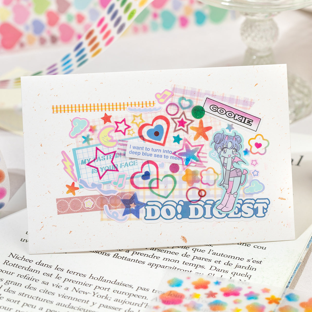 Basic Element Glitter Sticker Tape