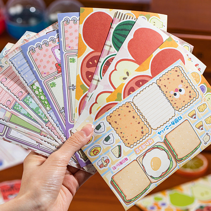 Sweet Cheese Creative Paper Craft Sticker Pack