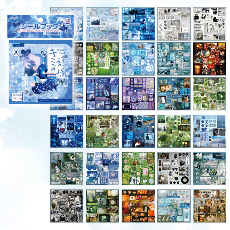 Dreamcore Retro Sticker Book