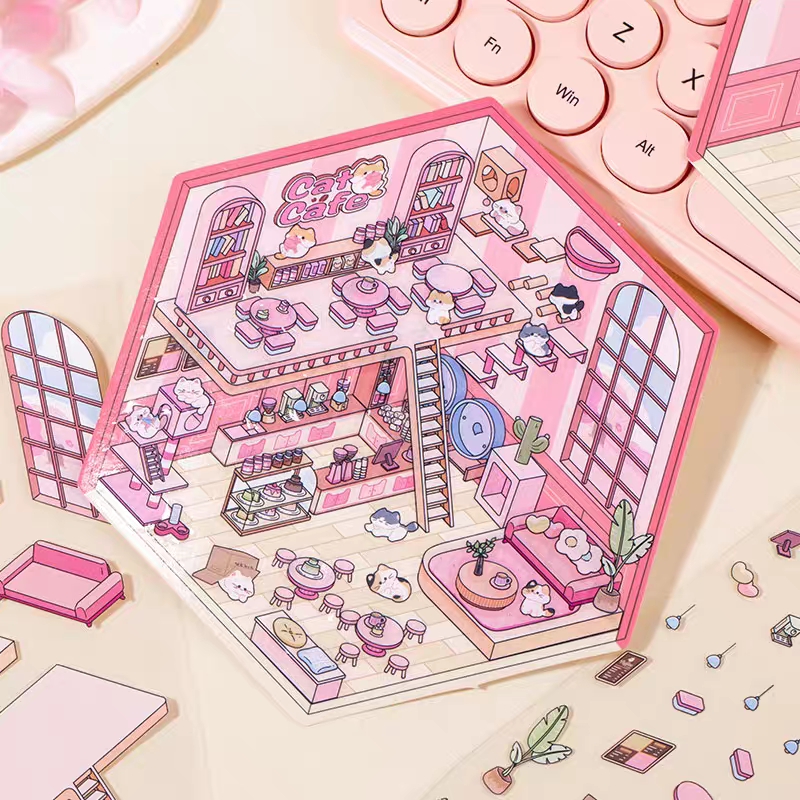 World Of Adventure Scene Sticker Sheet