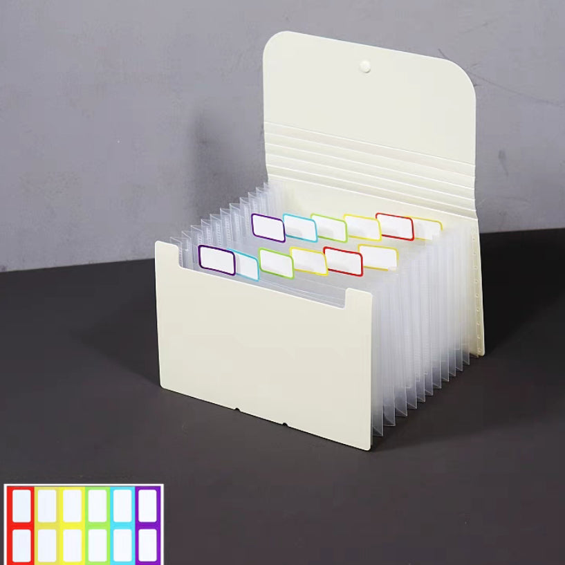 Accordian Sticker Organizer