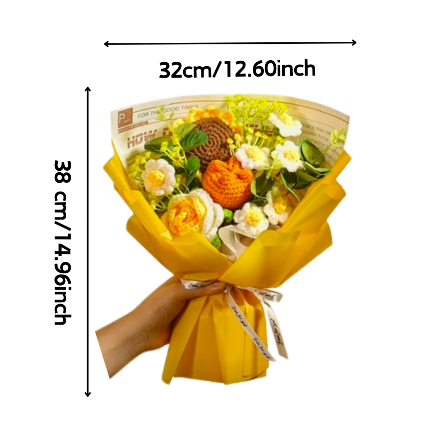 Rejoyce Handmade Crochet Delicate Flower bouquet