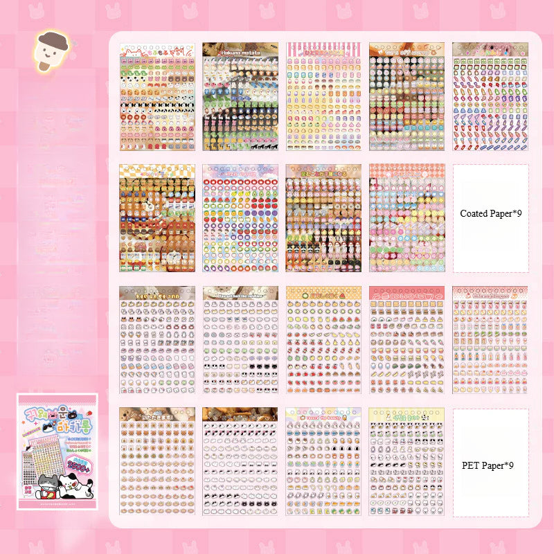 2500pcs Mini Deco Sticker Book Series 1