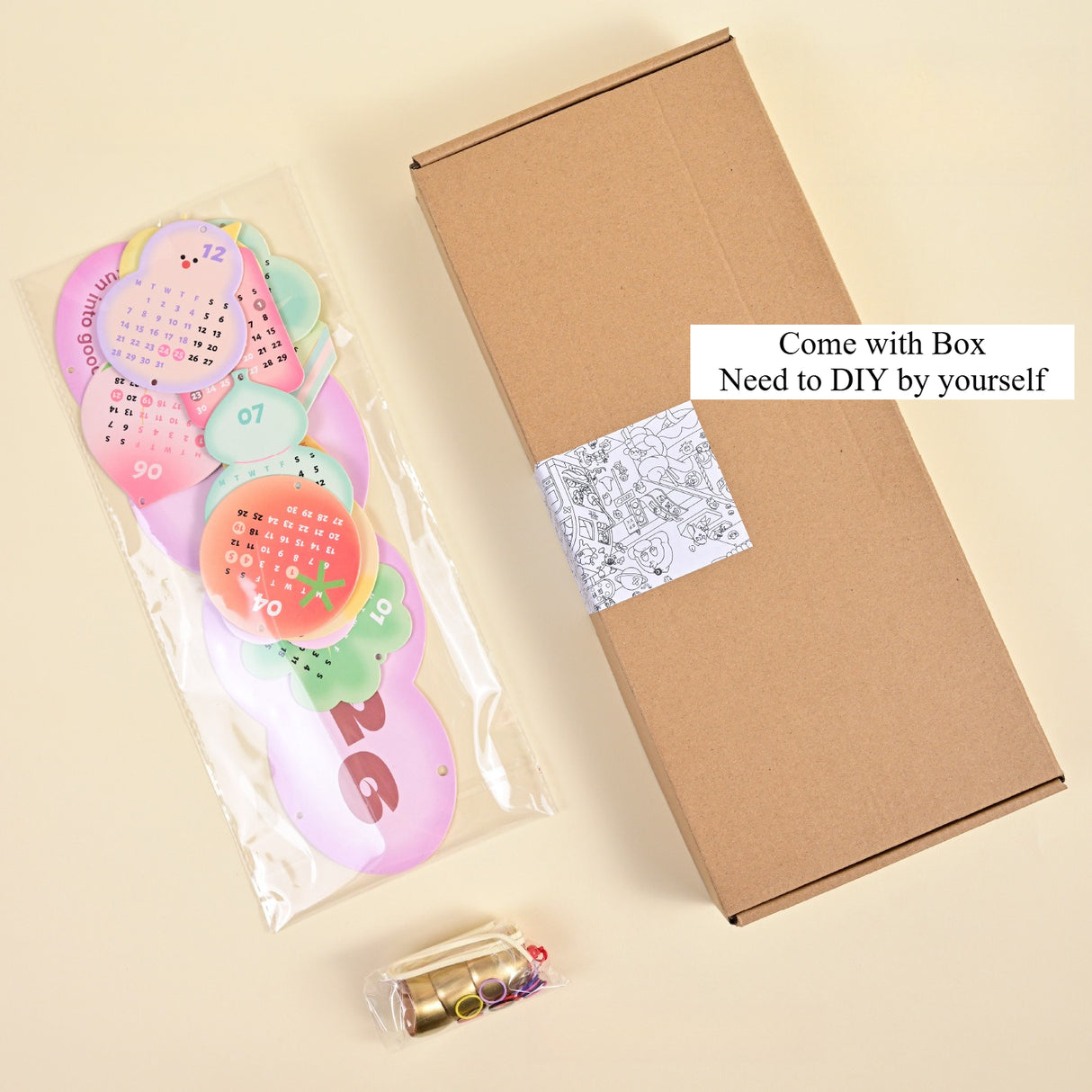 2026 Lucky Bell Calendar DIY Kit
