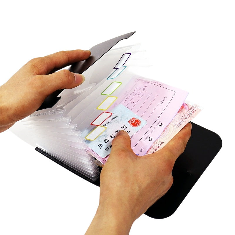 Accordian Sticker Organizer