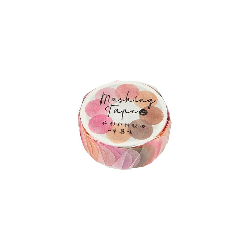 Candy Color Dot Adhesive Stickers Washi Tapes