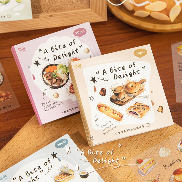 Bite of Delight Sticker Book Series