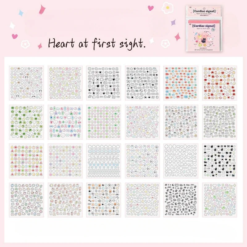 1600pcs Mini Deco Sticker Book