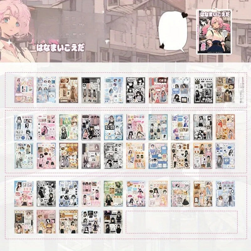 800pcs Retro Sticker Book Series 1