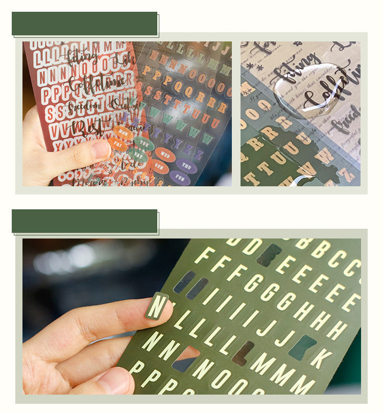 BenzStore Alphabet Sticker