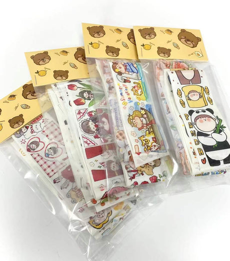 Cute Small Business Washi Tape Sample Bag